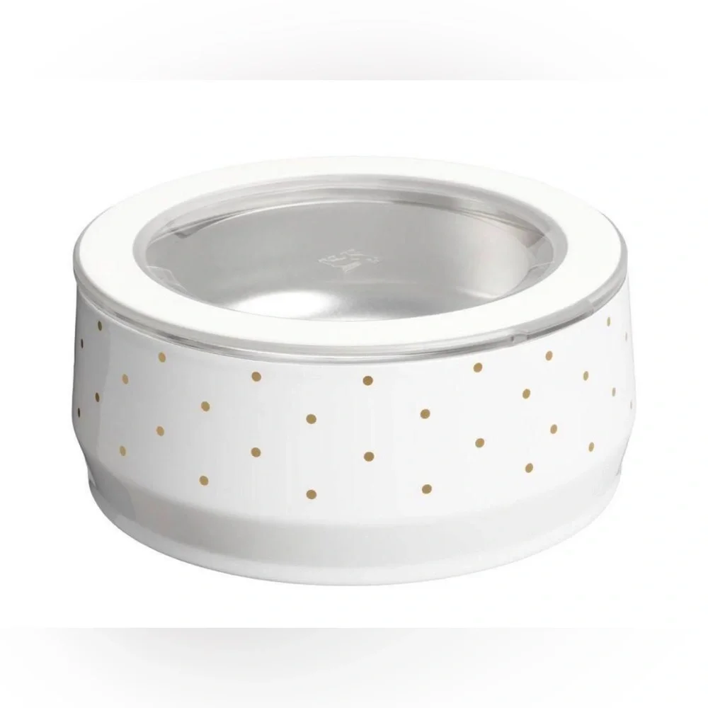Stanley 24 oz Stainless Steel Pet Bowl Frost Polka Dot